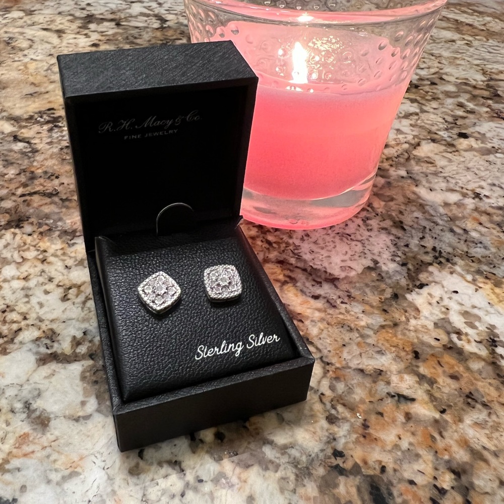 Bridge stud diamond earrings from Macy’s